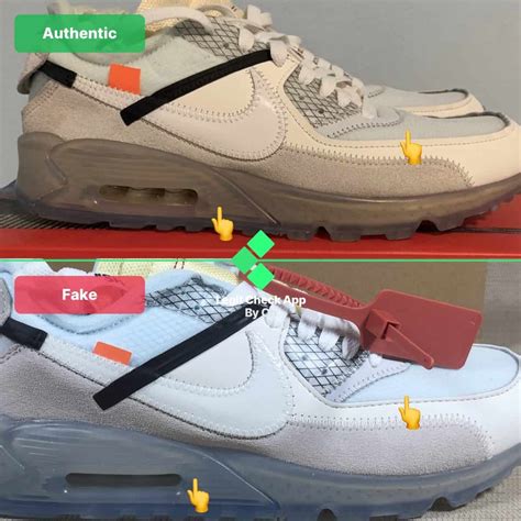 nike x off white air max 90 real vs fake|off white air max 1.